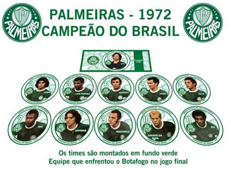 S Ries Hist Ricas Futebol De Mesa Palmeiras Campe O Brasileiro