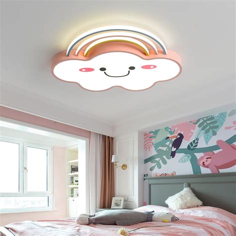 Plafonnier Led En Forme De Nuage Color Pour Enfant En Livraison