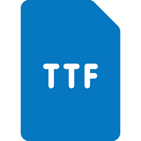 Ttf file - Free interface icons