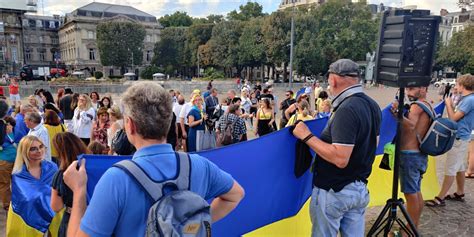 Ukraine à Lille un rassemblement pour célébrer l indépendance et