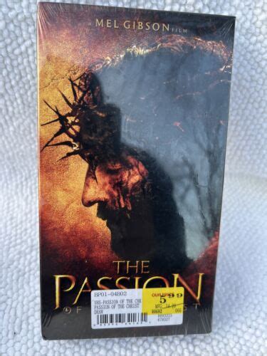 The Passion Of The Christ Vhs 2004 Brand New Sealed Mel Gibson