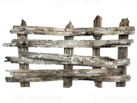 Old Wooden Fence 46353435 Png