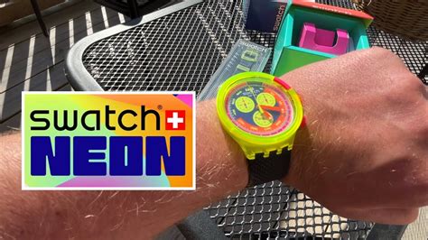 Swatch Neon To The Max Unboxing Youtube