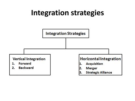 Strategic Alliance Integration Strategies Corporate Level