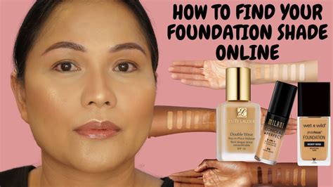 How To Find Your Foundation Shade Online Youtube