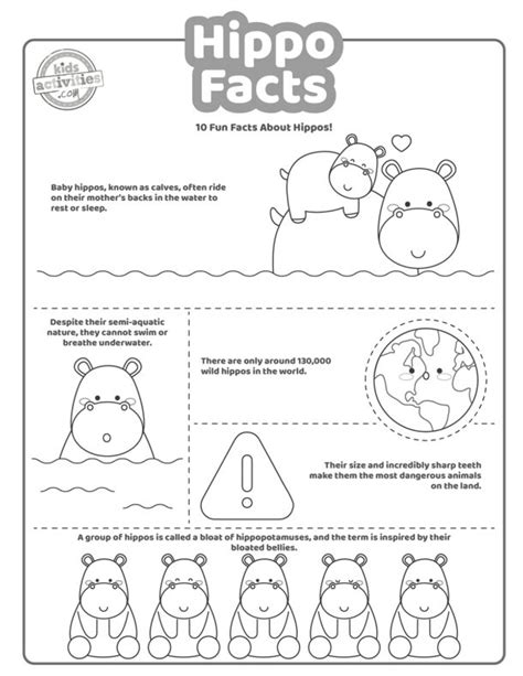 Fun Hippo Facts For Kids Kids Activities Blog