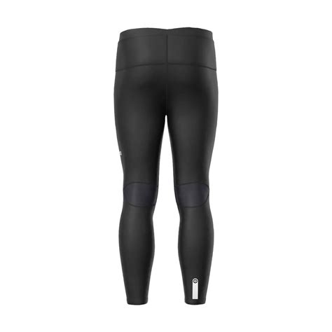 Mens Ankle Tights 360 Solid Black Mude Sports Vn