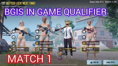 BGIS 2023 ROUND 1 BGIS IN GAME QUALIFIER MATCH GAMEPLAY GRIND IS