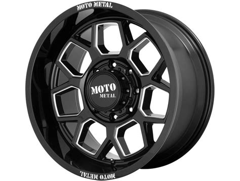 Moto Metal Milled Gloss Black Mo Banshee Wheels Realtruck