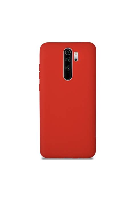 Fibaks Xiaomi Redmi Note 8 Pro Kılıf Yumuşak Dokulu Soft Esnek Ince Mat