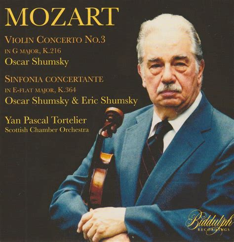 Mozart From Oscar Shumsky