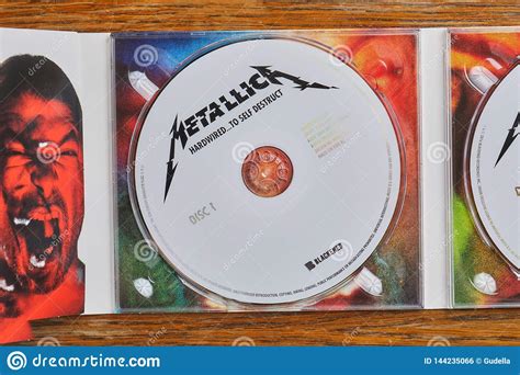 Metallica Hardwired To Self Destruct CD Editorial Photo - Image of ...