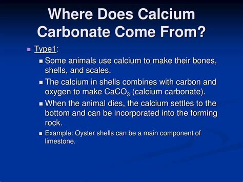 PPT - Formation of Calcium Carbonate PowerPoint Presentation, free ...