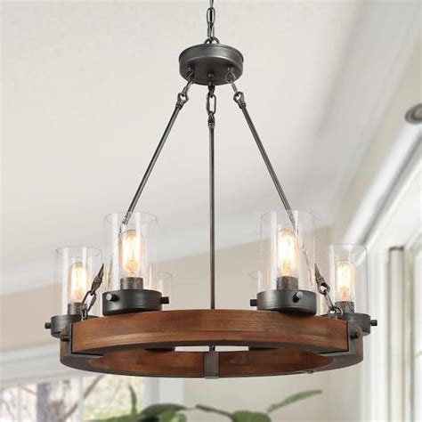 Rustic Wagon Wheel Ceiling Fan | Shelly Lighting