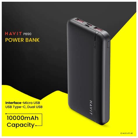 Havit Pb Mah Black Power Bank Price In Bd Ryans