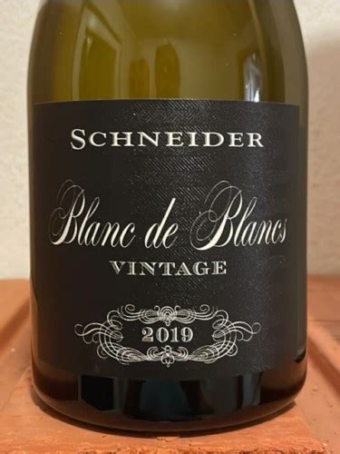 Schneider Blanc De Blancs Vintage Vivino Us