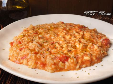 Risotto Al Pomodoro E Mozzarella Filante Ptt Ricette