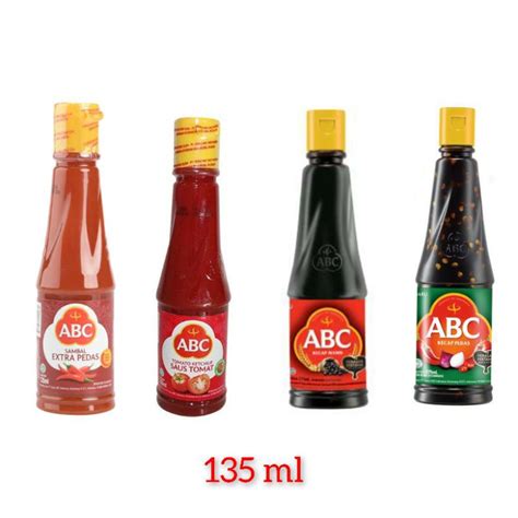 Jual Sambal Kecap ABC Botol 135 Ml Shopee Indonesia