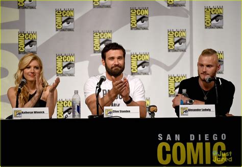 Full Sized Photo of vikings cast steps out at comic con debuts new ...