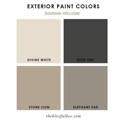 The Exterior Paint Colors For Sherylin Williams