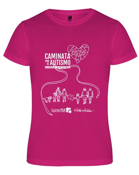 Pack Camiseta Y Gorra Con Dorsal Caminata Por El Autismo Fundacion