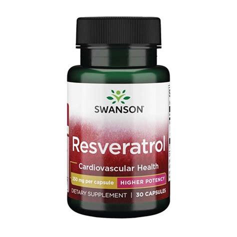 Swanson Resveratrol 250mg 30caps Bodyvision