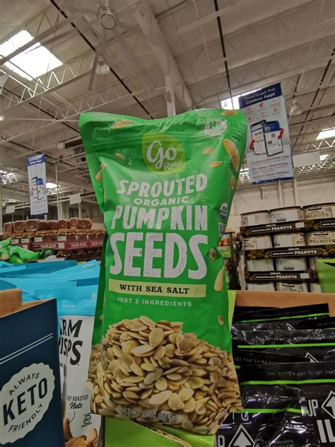 Costco 1491866 GO Raw Organic Sprouted Pumpkin Seeds CostcoChaser