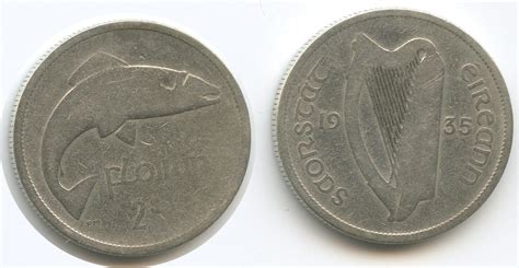 Irland Freistaat One Florin 1 Flóirin 2 Scilling 1935 G6413