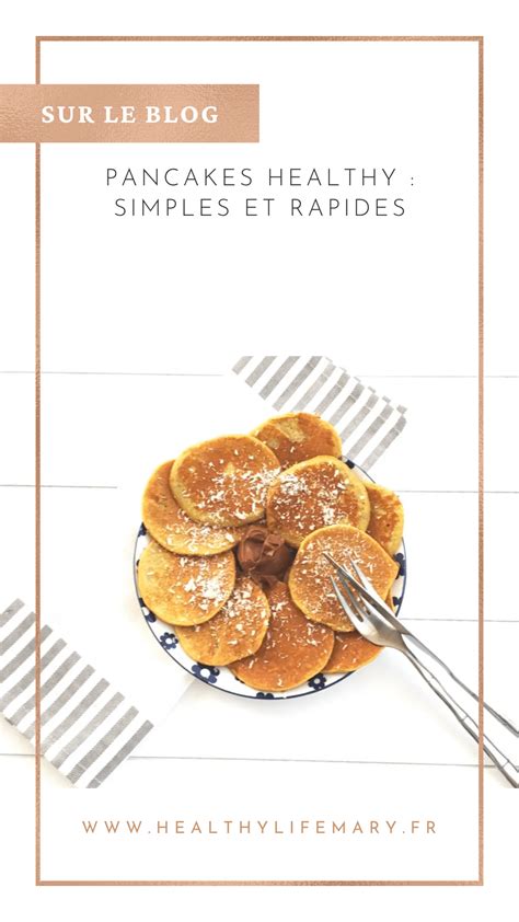 Pancakes Healthy Simples Et Rapides Healthylifemary