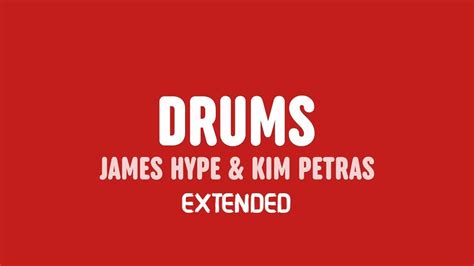 Drums James Hype Extended Mix YouTube