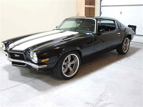 Purchase used 1970 Camaro Z28 Non RS - Slick Black w-White Stripes ...