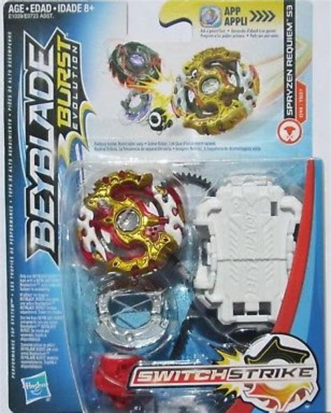 Beyblade Burst Evolution Switch Strike Spryzen Requiem S3 Hasbro L R Spin Zeta Ebay Beyblade