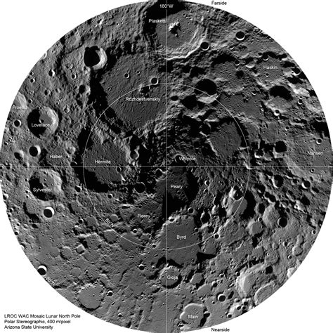 The Lunar North Pole | Lunar Reconnaissance Orbiter Camera