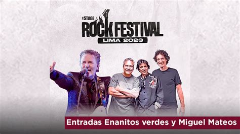 Entradas Enanitos Verdes Y Miguel Mateos En Lima Precios Del Live