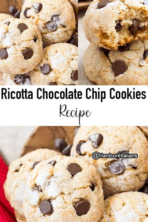 Ricotta Chocolate Chip Cookies Recipe Cookies Recipes Chocolate