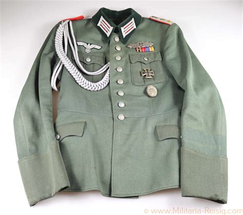 Wehrmacht Artillerie Feldbluse Militaria Reisig