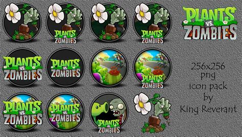 Plants Vs Zombies Icon Pack By Kingreverant On Deviantart