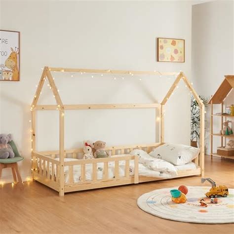 Atmosphera Lit Cabane Enfant Bosco Bois X Cm Amazon Fr