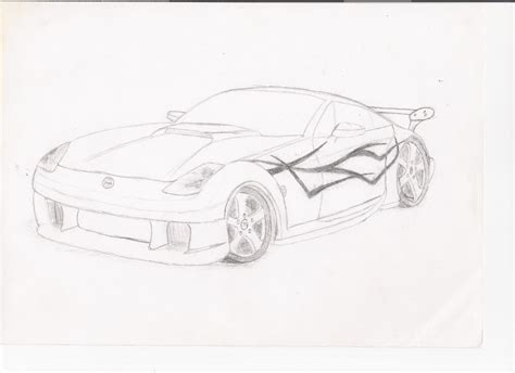 Nissan 350z Sketch