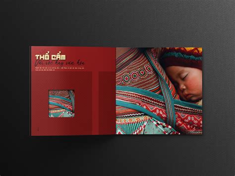 BROCHURE DESIGN Thổ cẩm Việt Behance