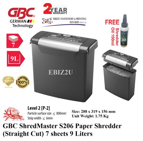 Gbc Shredmaster S206 Review