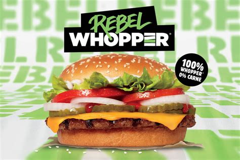 Burger King Estrena En Toda Espa A La Rebel Whopper Su Hamburguesa