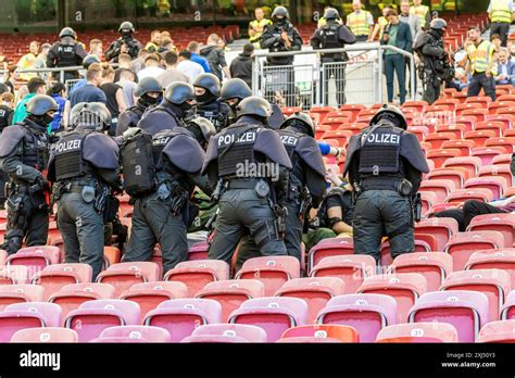 Baden Wuerttemberg Police Anti Terror Exercise In The Stadium In The