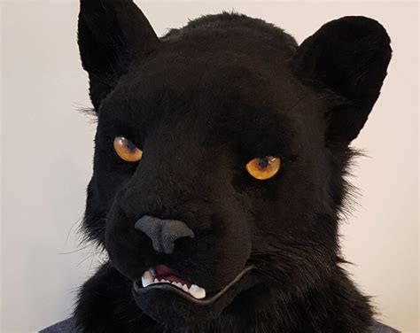 Black Panther Fursuit Head Etsy