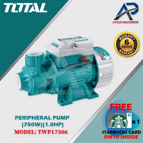 Total Twp Peripheral Pump W Hp Shopee Malaysia