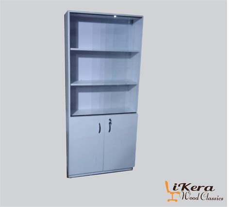 wooden cabinet with sliding Glass doors - Furniture Store