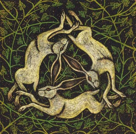 A Brief Explanation Of The Three Hares Symbol Celtic Art Rabbit Art