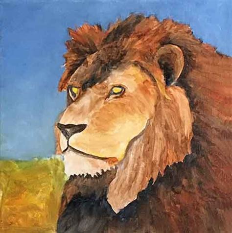 Painting A Lion Tutorial