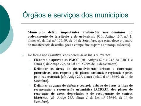 Direito Do Urbanismo A Administra O Urban Stica Portuguesa Entidades