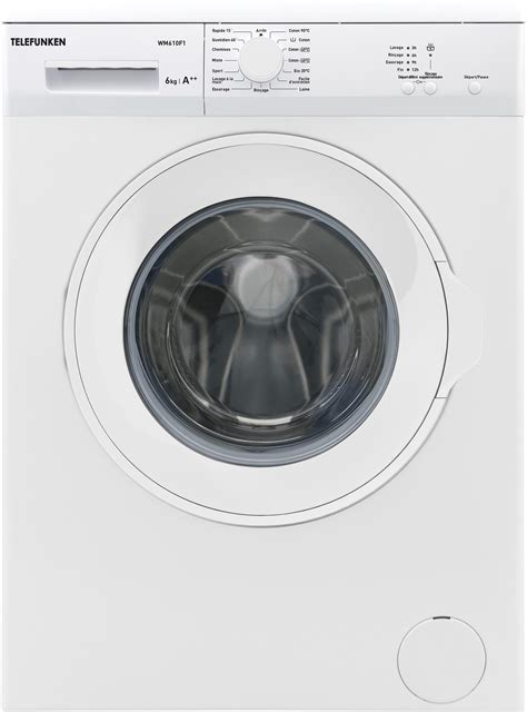 Lave Linge Frontal Telefunken Wm F Pas Cher Ubaldi